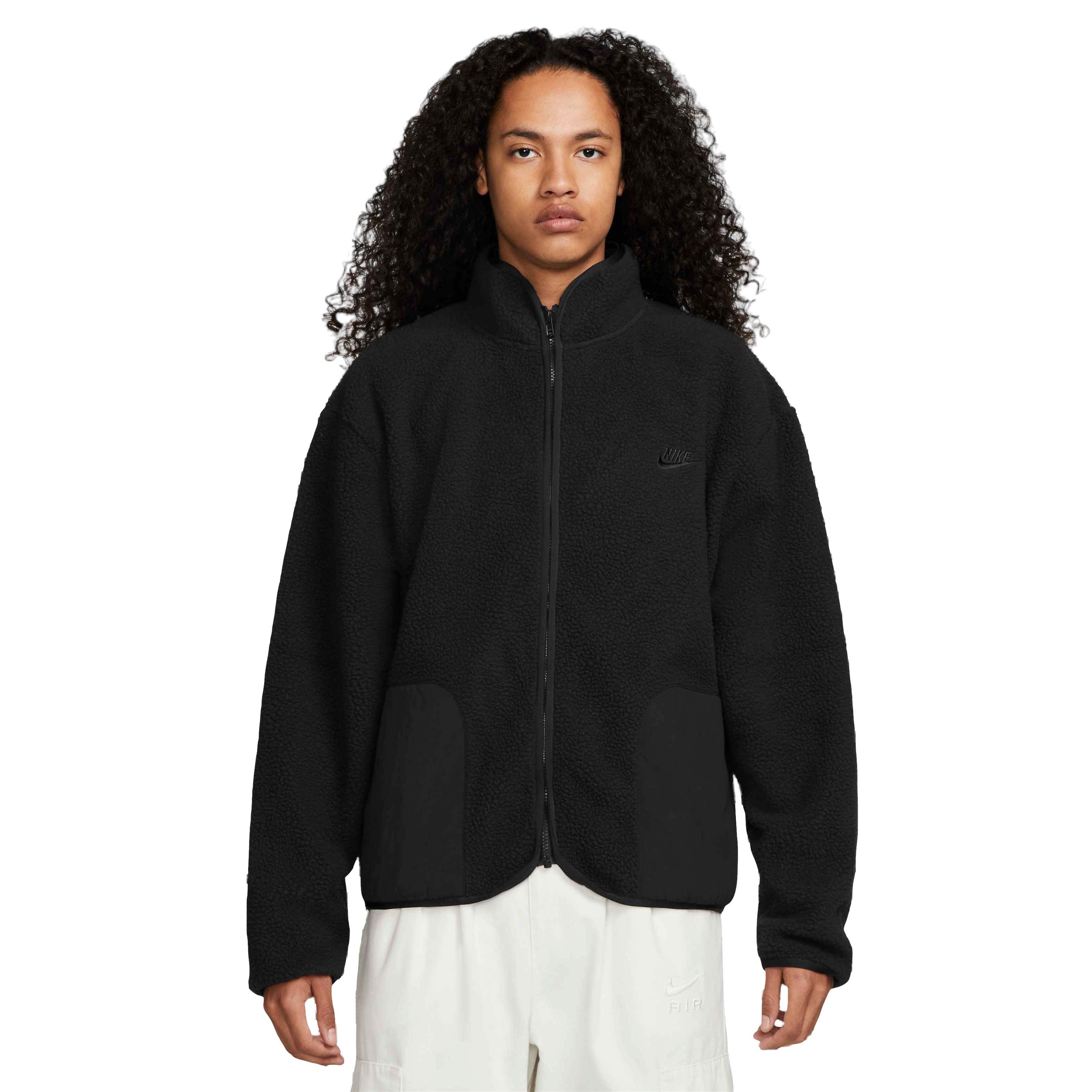 Nike Men's Club Fleece+ Sherpa Winterized Jacket-Black